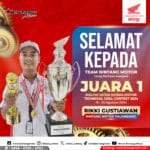 Juara 1 AHTSCN 2024 Palembang Rikki Gustiawan