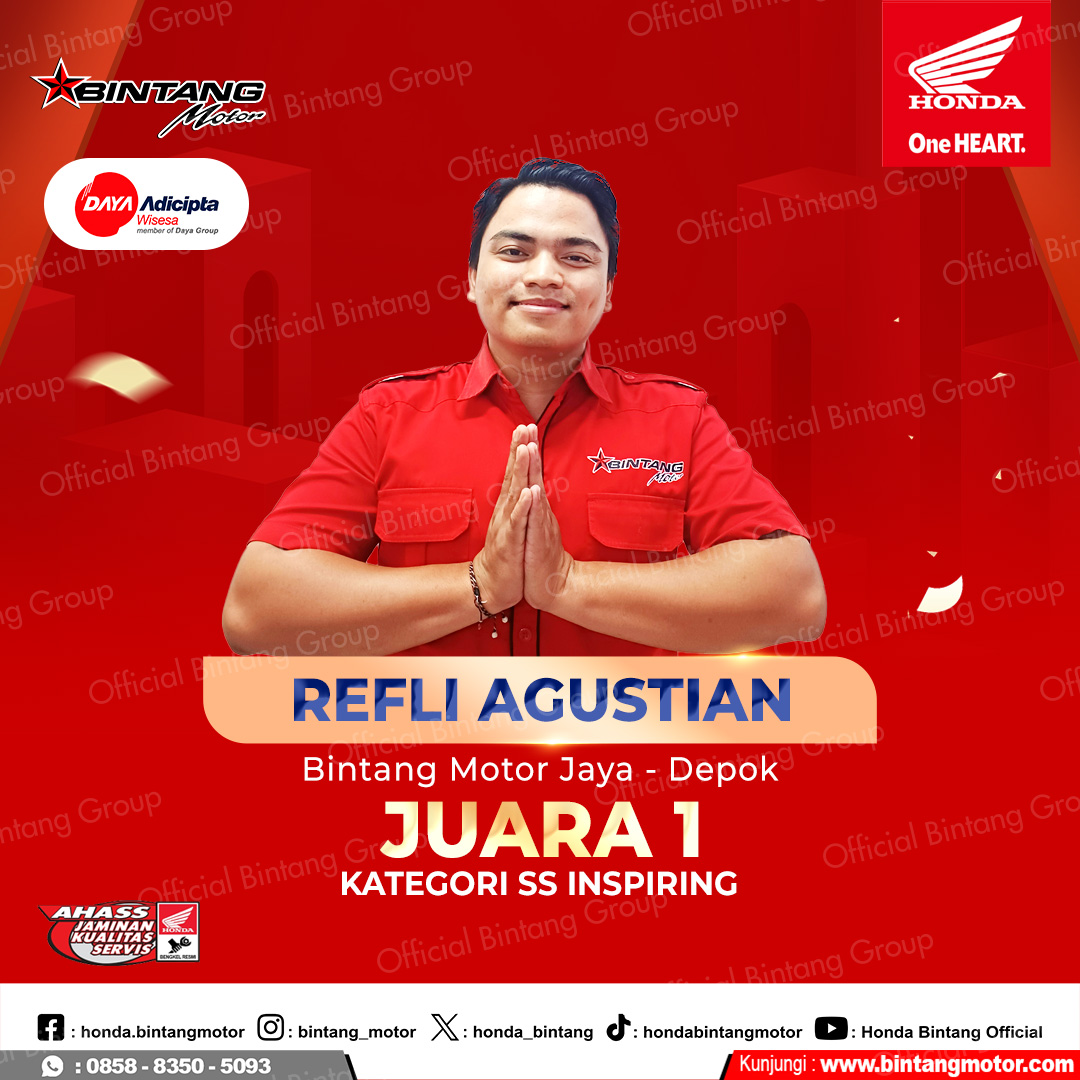 Juara 1 SS Inspiring Refli Agustian