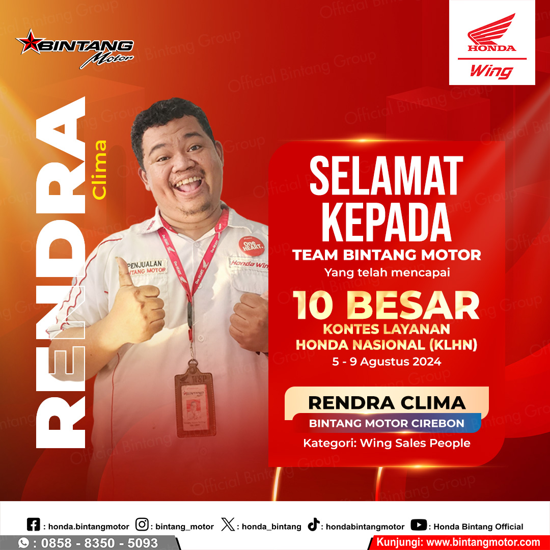 10 Besar Wing Sales People Rendra Clima 2024