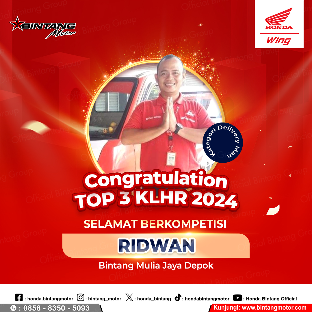 Top 3 KLHR 2024 Ridwan Bintang Mulia Jaya Depok