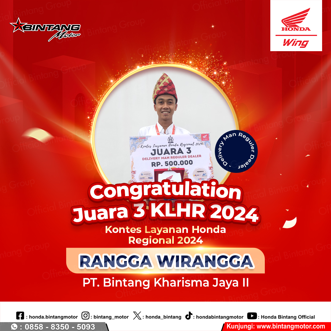 Juara 3 KLHR 2024 Rangga Wirangga Delivery Man