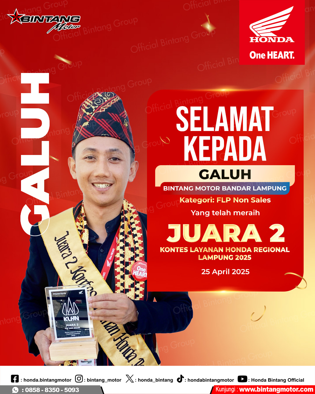 Juara 2 KLHR 2025 Galuh FLP Non Sales