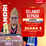 Juara 3 KLHR 2025 Andri FLP Koordinator