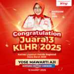 Juara 3 KLHR 2025 Yose Mawarti Aji PIC CRM