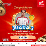Juara 2 AHTSC 2024 Salam Bintang Motor Makassar