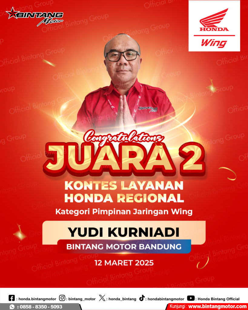 Juara 2 KLHR 2025 Yudi Kurniadi Pimpinan Jaringan Wing
