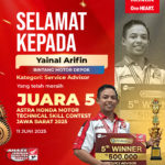 Juara 5 AHMTSC 2025 Yainal Arifin Bintang Motor Depok