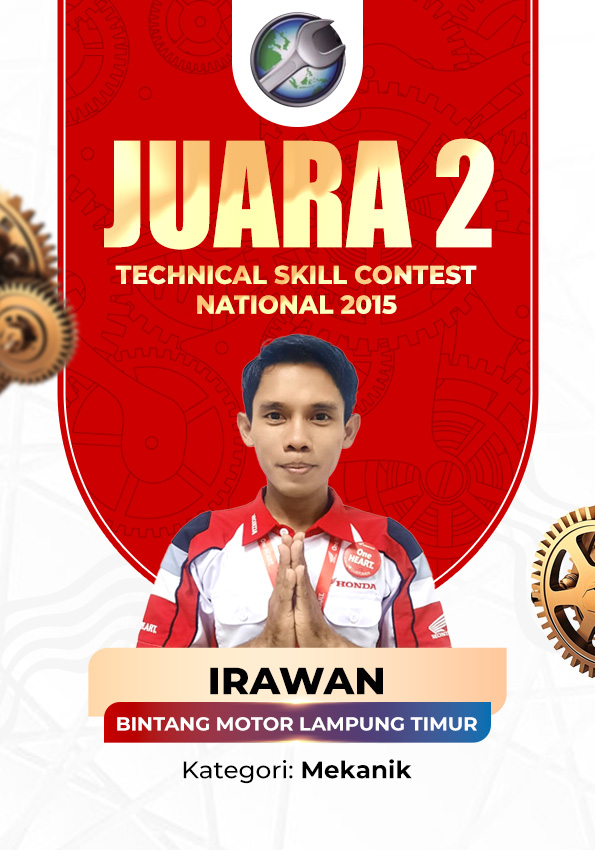Juara 2 Technical Skill Contest 2015 Irawan